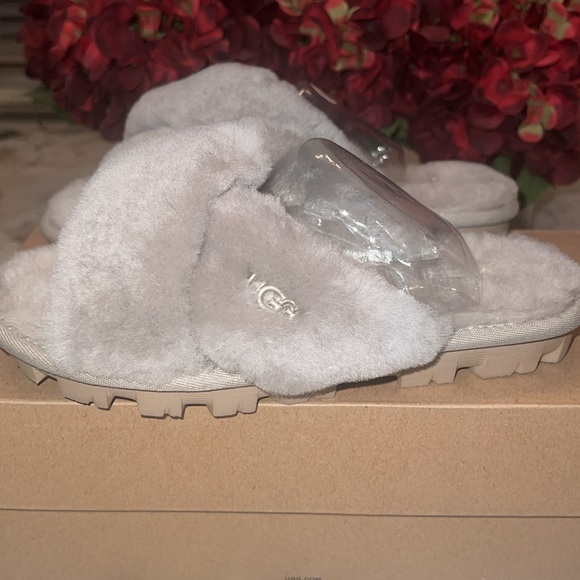 NIB UGG Fuzzette Slide color GOAT | women’s 5 - Picture 6 of 7